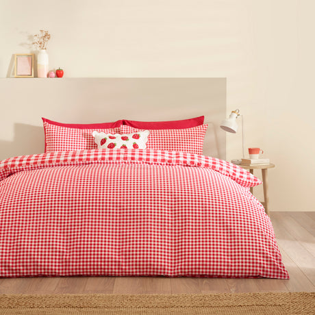 Catherine Lansfield Bamford Gingham Check Duvet Set