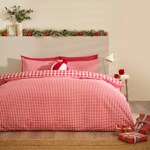 Catherine Lansfield Bamford Gingham Check Duvet Set