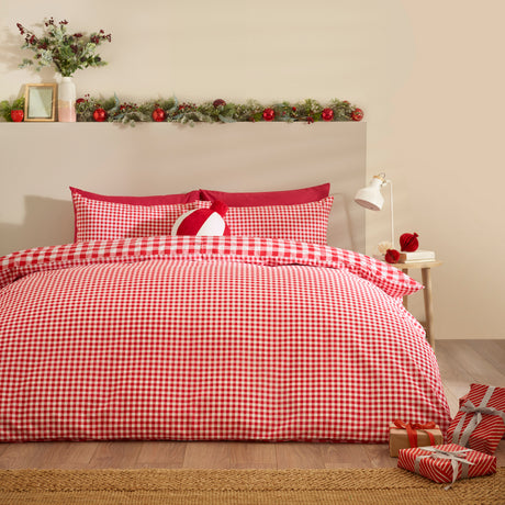 Catherine Lansfield Bamford Gingham Check Duvet Set
