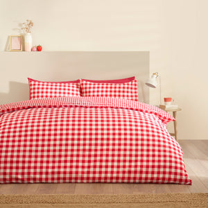 Catherine Lansfield Bamford Gingham Check Duvet Set