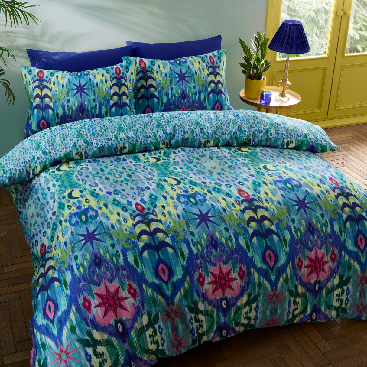 Matthew Williamson Ikat Green Duvet Set