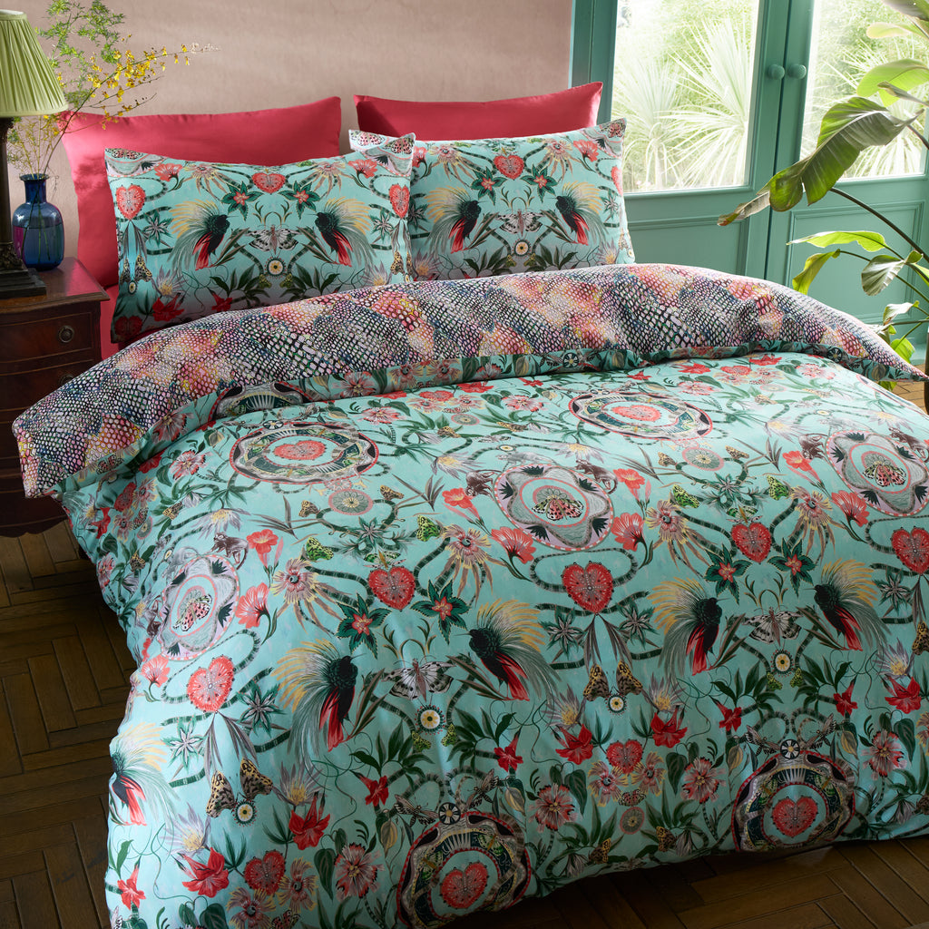 Matthew Williamson Mother Amazon Green Duvet Set
