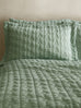 Pineapple Elephant Tamba Jersey Leaf Green Duvet Set