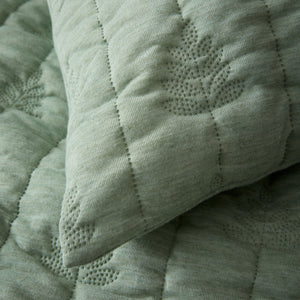 Pineapple Elephant Tamba Jersey Leaf Green Duvet Set