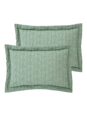 Pineapple Elephant Tamba Jersey Leaf Green Duvet Set