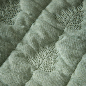 Pineapple Elephant Tamba Jersey Leaf Green Duvet Set