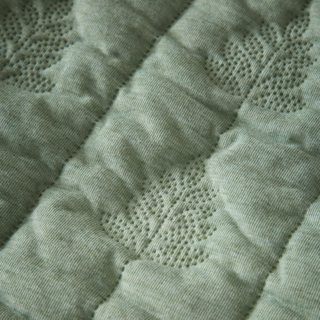 Pineapple Elephant Tamba Jersey Leaf Green Duvet Set