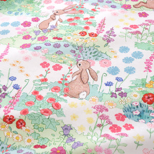 Belle & Boo Meadow Bunnies Blue Duvet Set