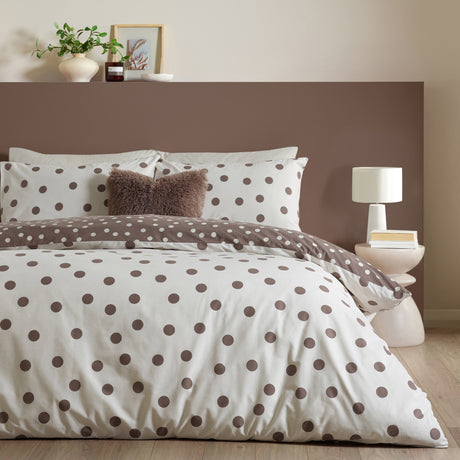 Catherine Lansfield Polka Dot Duvet Set