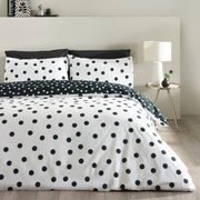 Catherine Lansfield Polka Dot Duvet Set