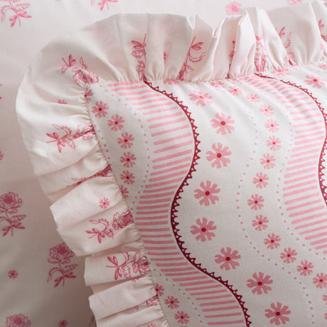 Cath Kidston Spitalfield Silk Stripe Pink Duvet Set