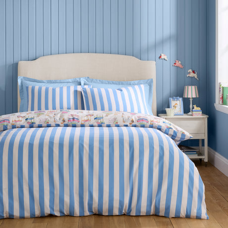 Cath Kidston Hackney Dogs Blue Duvet Set