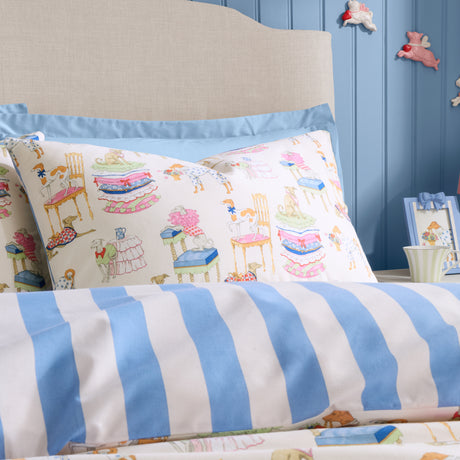 Cath Kidston Hackney Dogs Blue Duvet Set