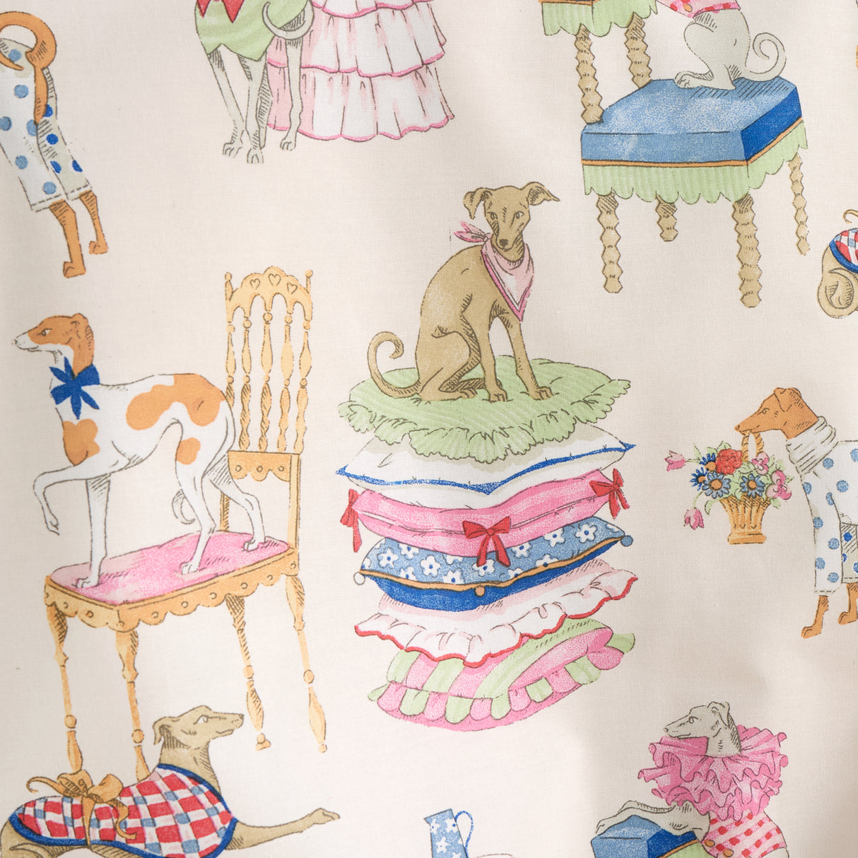 Cath Kidston Hackney Dogs Blue Duvet Set