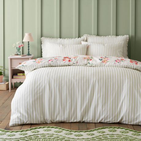 Cath Kidston Floral Bunches Green Duvet Set