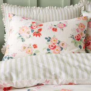 Cath Kidston Floral Bunches Green Duvet Set