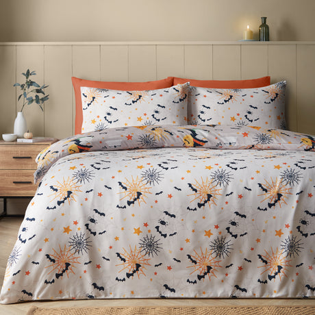 Catherine Lansfield Halloween Gonks Natural Duvet Set