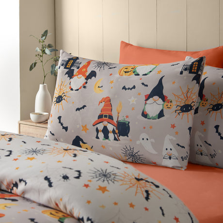 Catherine Lansfield Halloween Gonks Natural Duvet Set