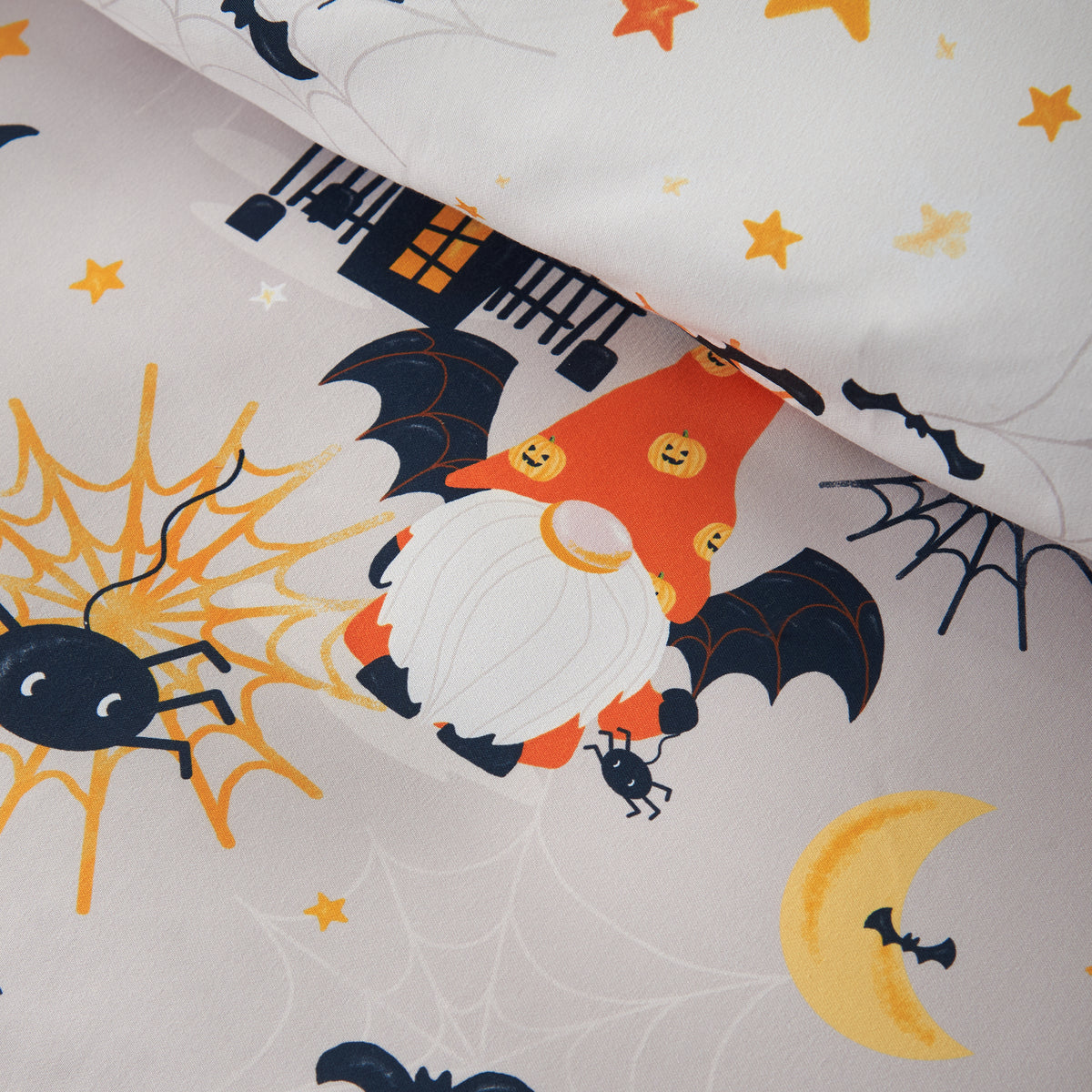 Catherine Lansfield Halloween Gonks Natural Duvet Set