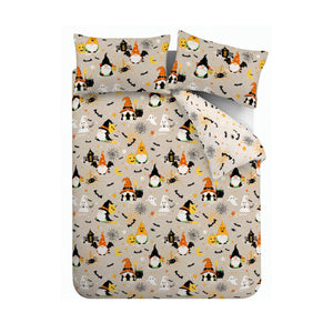 Catherine Lansfield Halloween Gonks Natural Duvet Set