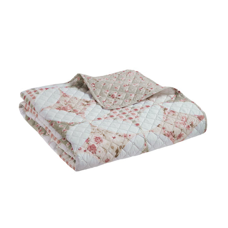 Catherine Lansfield Pinsonic Patchwork Green Duvet Set