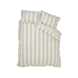 Catherine Lansfield Seersucker Frill Stripe