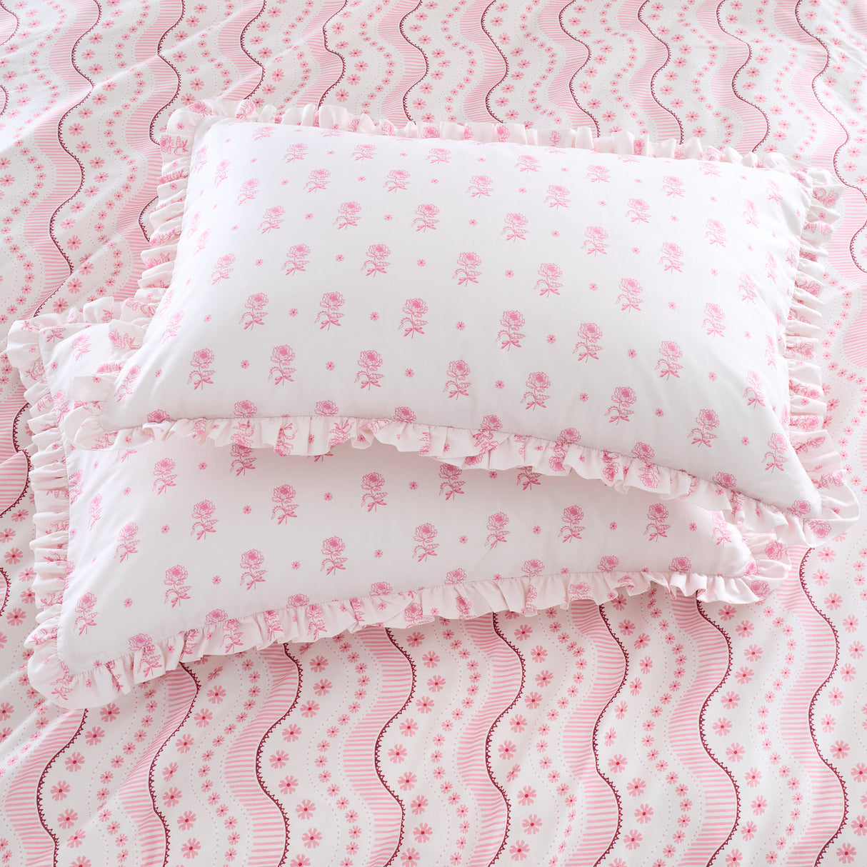 Cath Kidston Spitalfield Bunches Pink Sheets