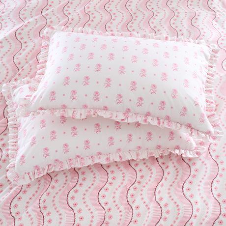 Cath Kidston Spitalfield Bunches Pink Sheets
