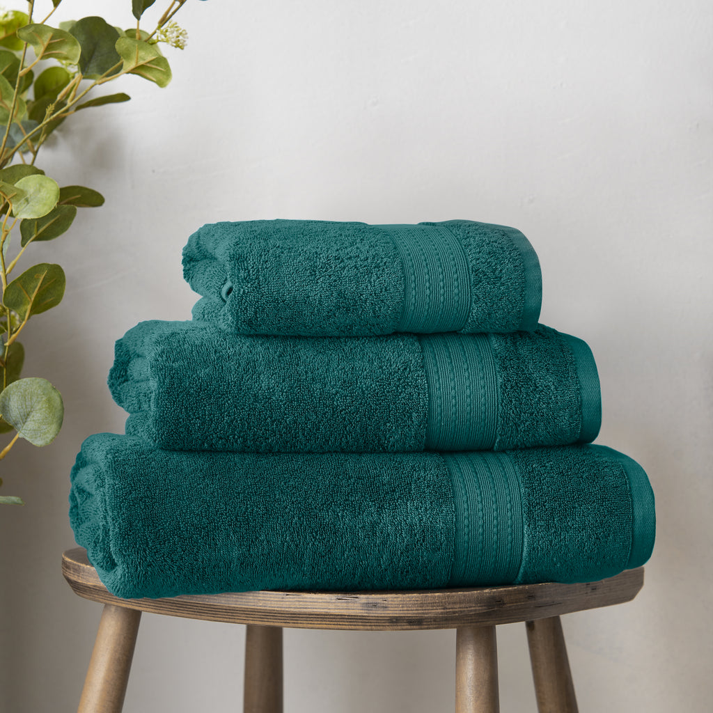 Bianca Supima Cotton 100% Pure Cotton 600gsm Teal Towels