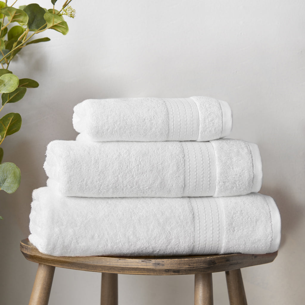 Bianca Supima Cotton 100% Pure Cotton 600gsm White Towels