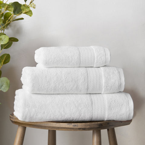 Bianca Supima Cotton 100% Pure Cotton 600gsm White Towels