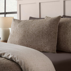 Catherine Lansfield Herringbone 100% Brushed Cotton Duvet Set