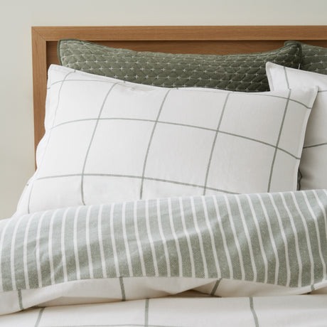 Bianca Fine Linens Regal Check 100% Brushed Cotton Duvet Set