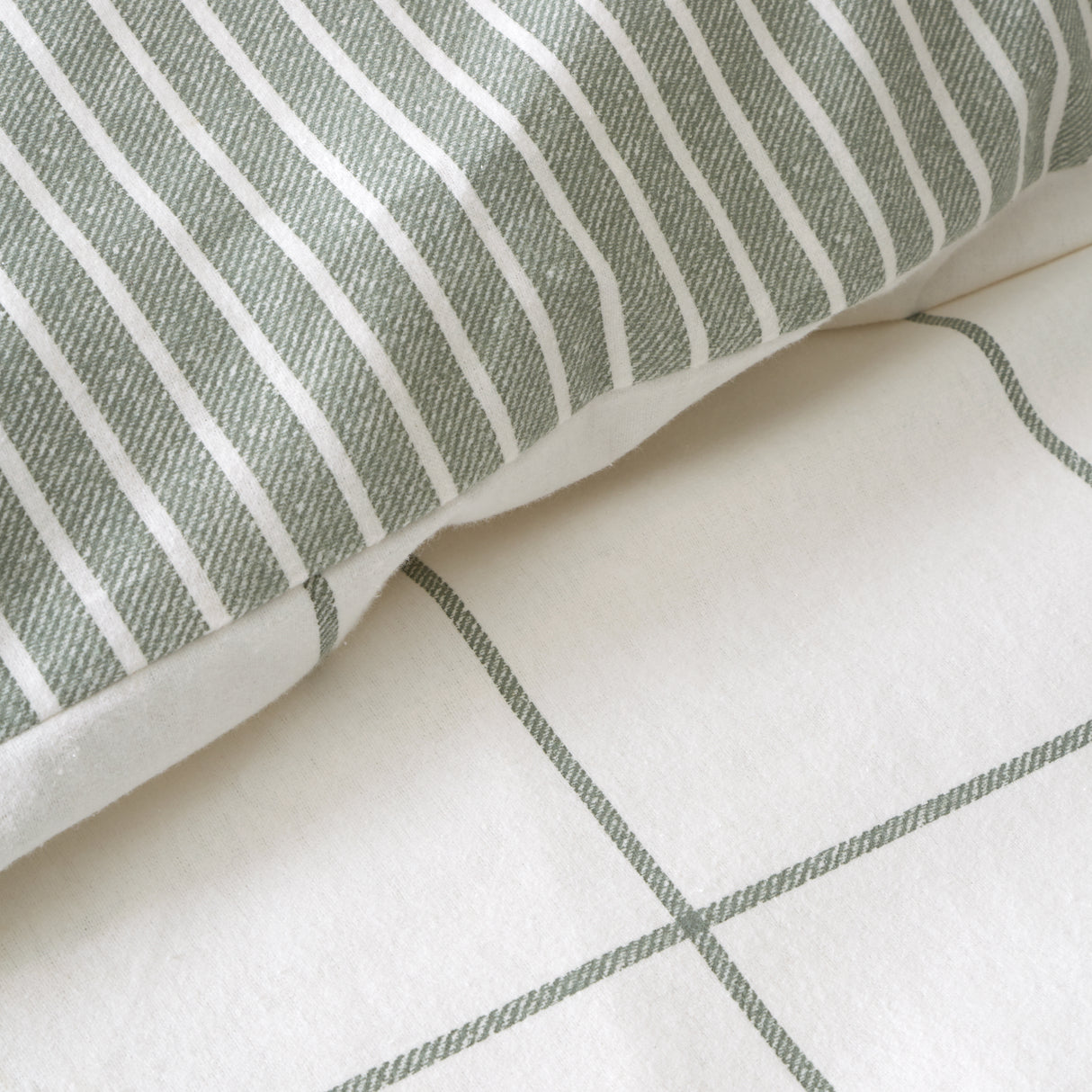 Bianca Fine Linens Regal Check 100% Brushed Cotton Duvet Set