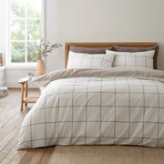 Bianca Fine Linens Regal Check 100% Brushed Cotton Duvet Set