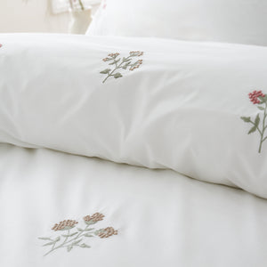 Bianca Fine Linens Adeline Floral White Duvet Set