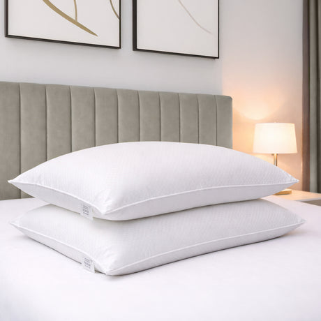 Bianca Fine Linens Super Soft Microfibre Pillow Pair