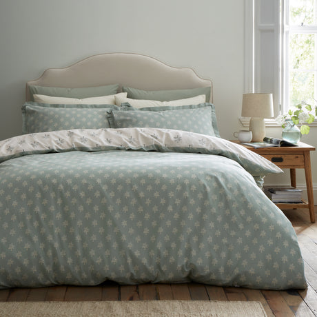 Emily Bond Dapplewood Trees Cream/Green Duvet Set