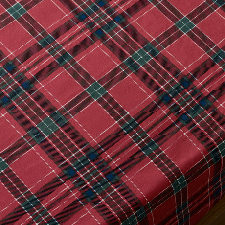 Catherine Lansfield Tartan Check Red/Green Duvet Set