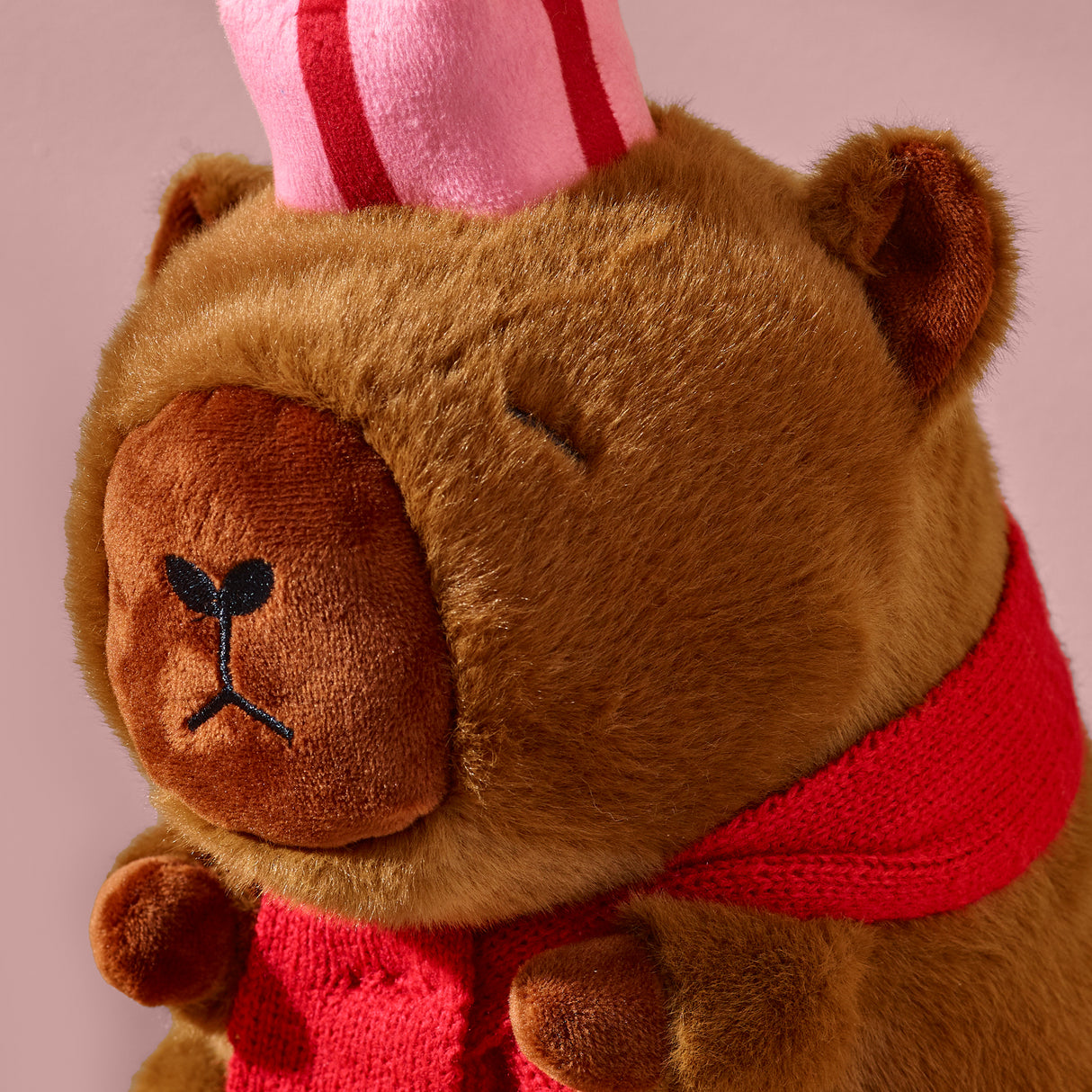 Catherine Lansfield Christmas Capybara 3D Cushion