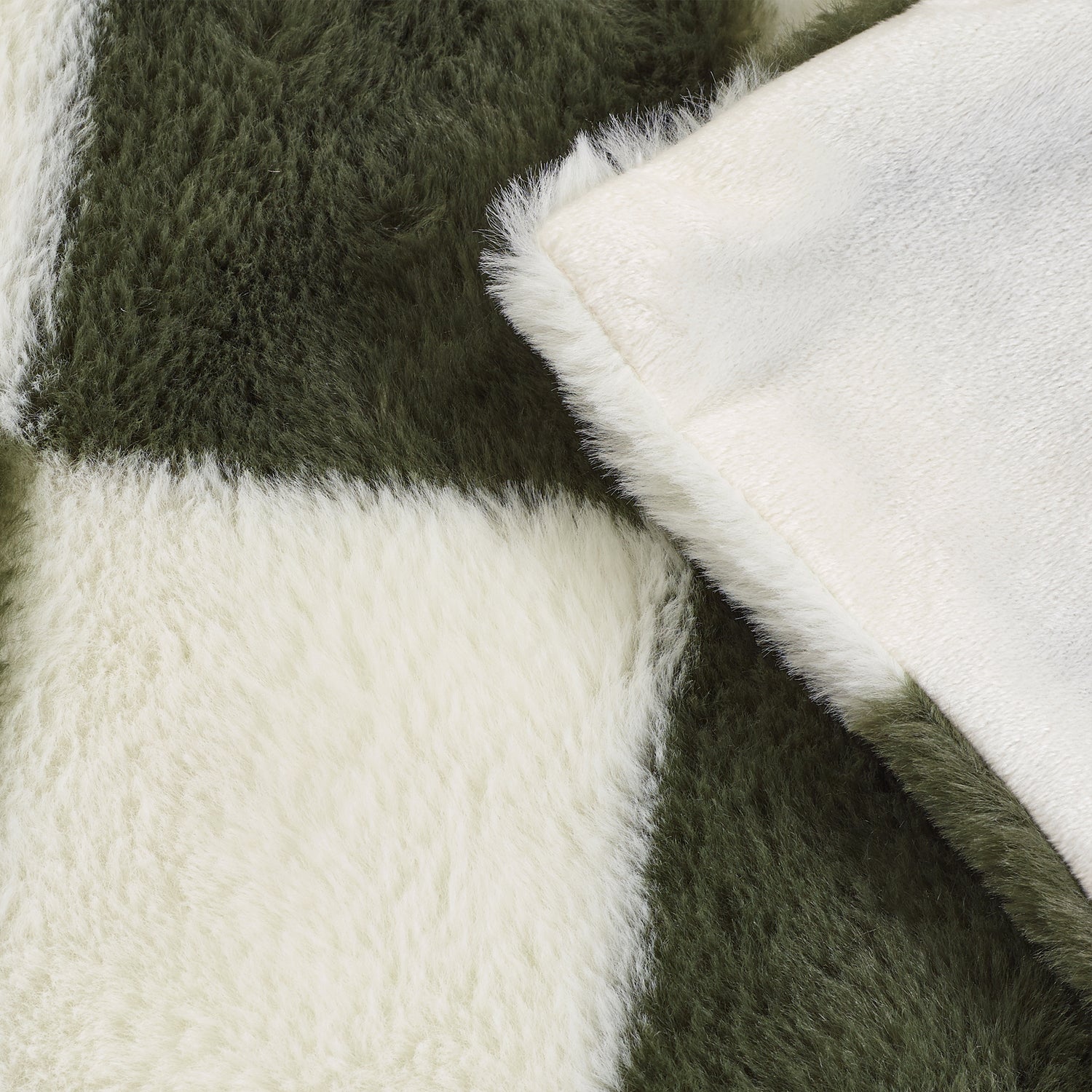 Catherine Lansfield Cosy Soft Checkerboard 130cm 170cm Throw