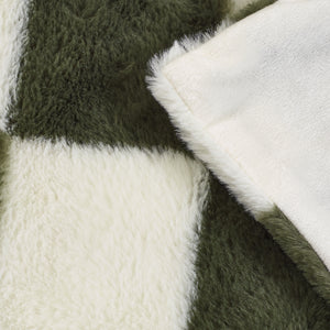 Catherine Lansfield Cosy Soft Checkerboard 130cm 170cm Throw