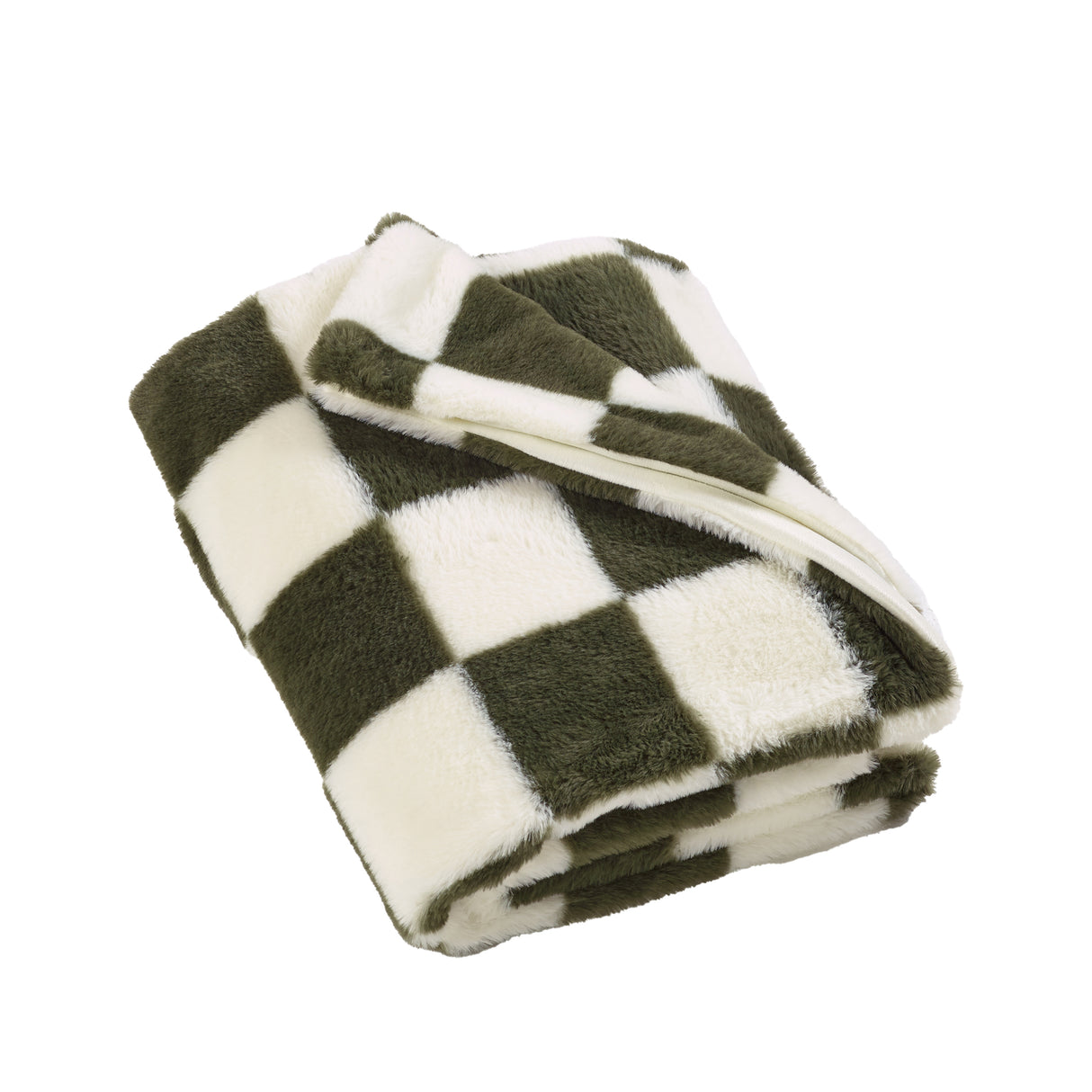 Catherine Lansfield Cosy Soft Checkerboard 130cm 170cm Throw