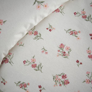 Catherine Lansfield Ditsy Floral Pink 100% Brushed Cotton Duvet Set