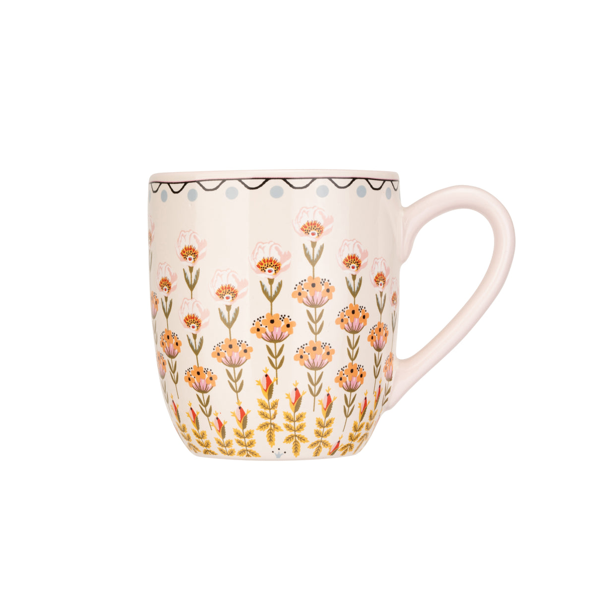 Cath Kidston CKPTMUGPINK Painted Table Breakfast Mug