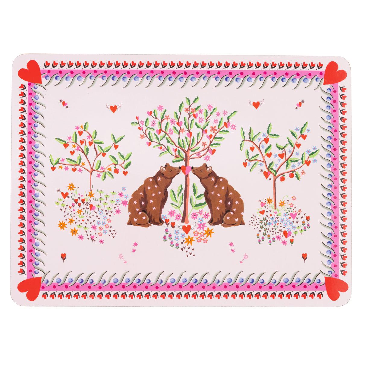 Cath Kidston CKOHCBPLMAT Oh my Heart Set of 4 Placemats