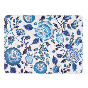 Cath Kidston CKSGCBPLMAT Strawberry Garden Blue Set of 4 Placemats