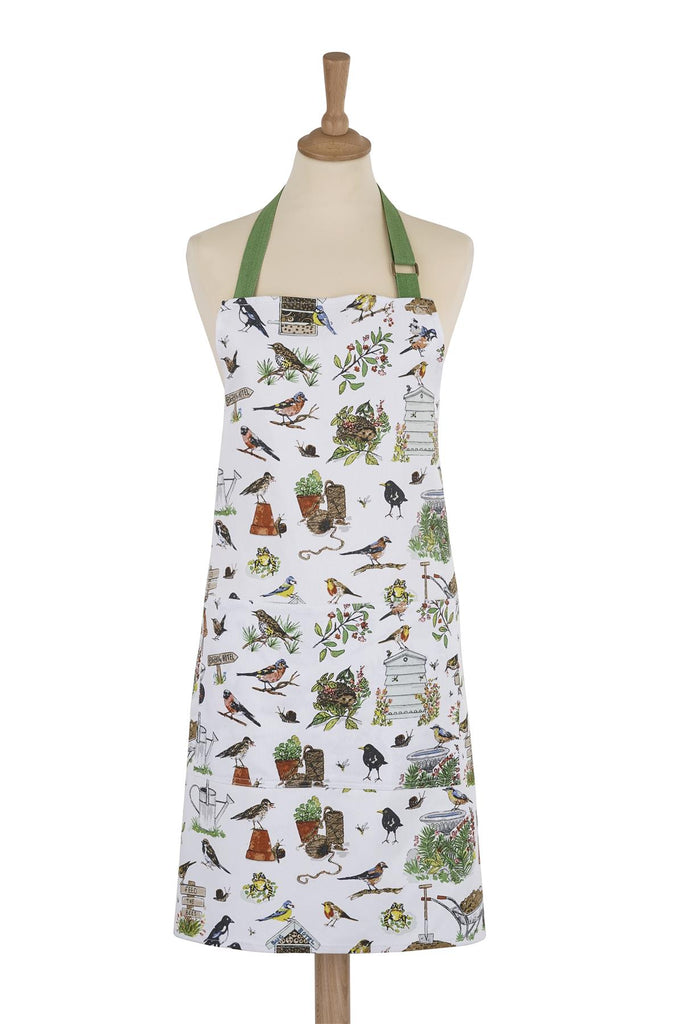 Ulster Weavers Garden Birds Green Apron