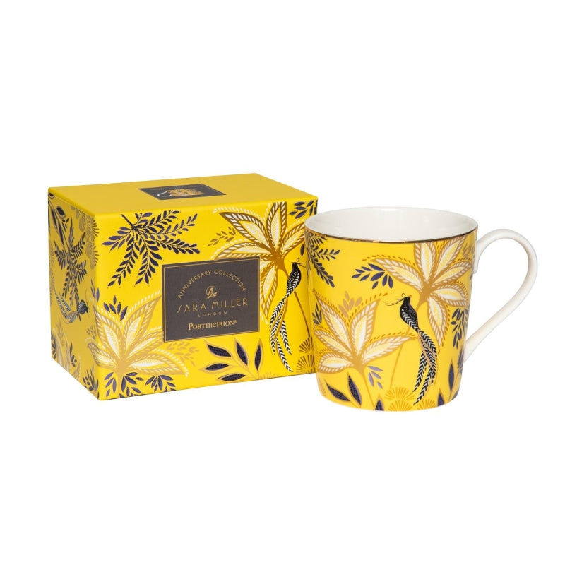 Sara Miller Anniversary Birds & Bloom Mug