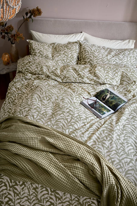 Abagail Ahern x Murmur Cleo Sage Green Duvet Set